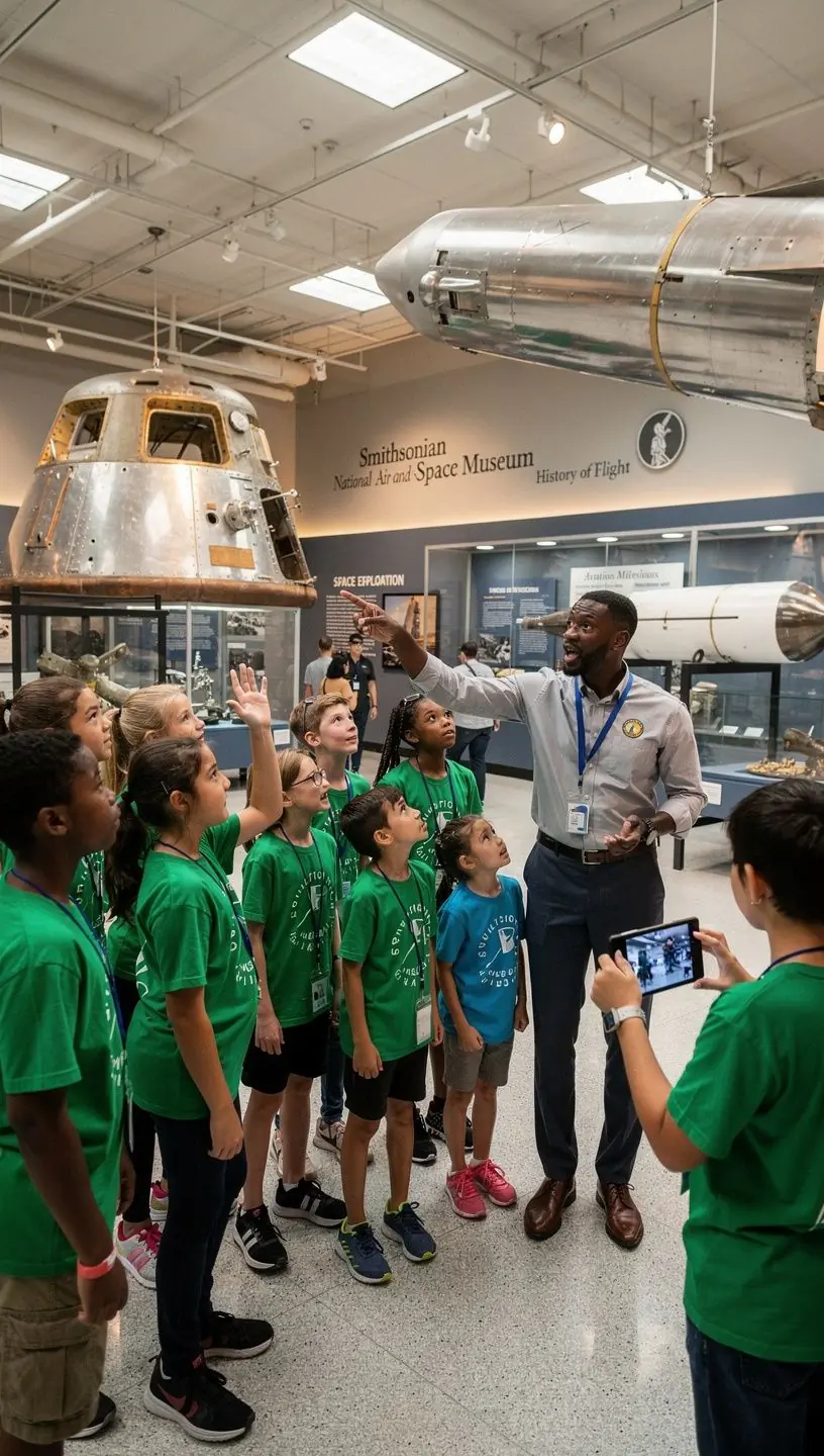 Панорамный вид на живописную дорогу, окруженную зелеными холмами и памятниками архитектуры.