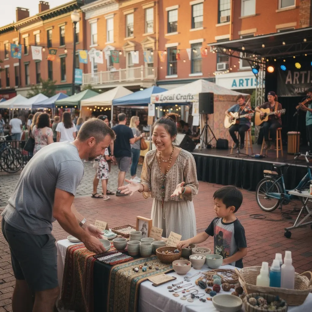 Посетители музея, погружающиеся в культуру и историю региона.